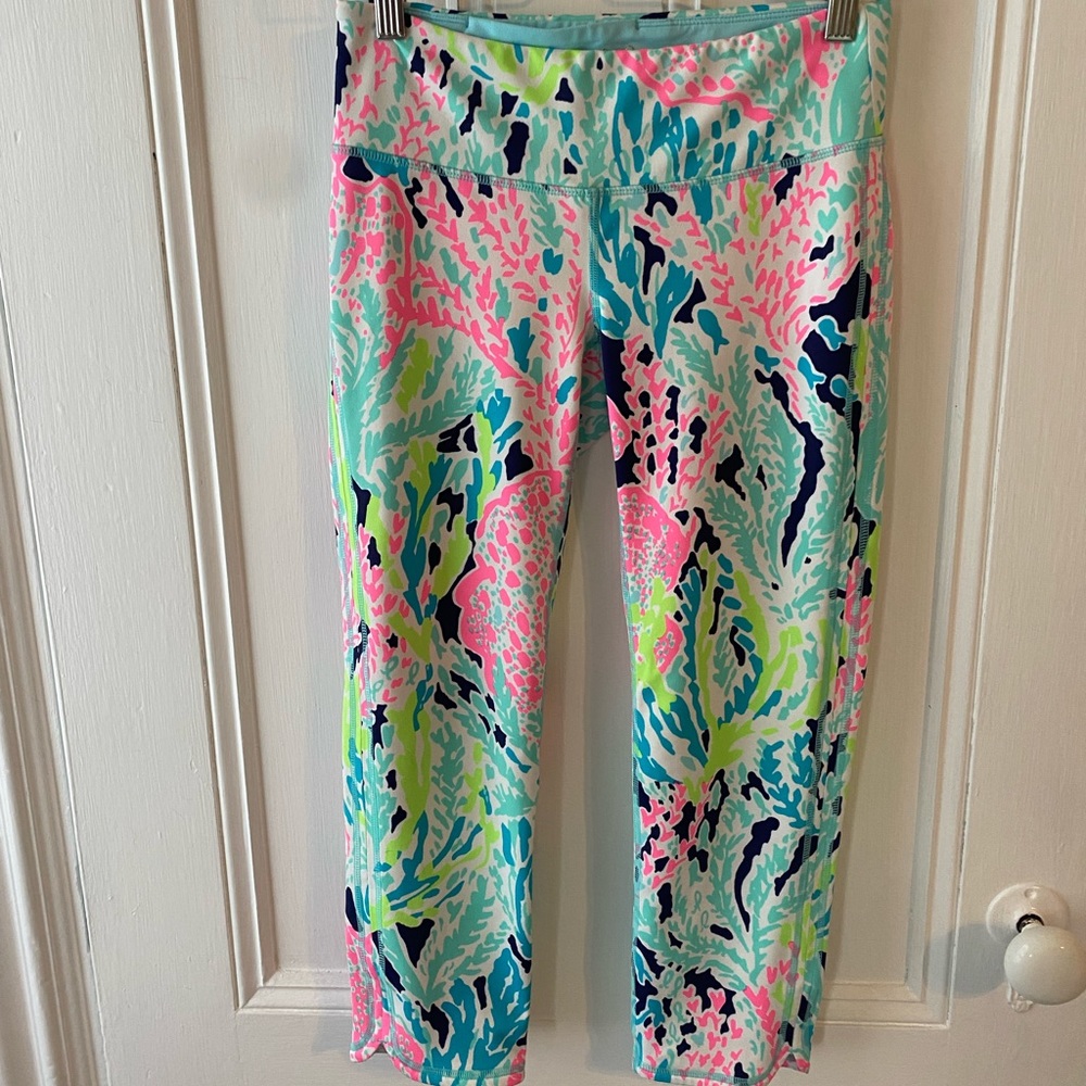 Lilly Pulitzer Luxletic Leggings indigo let’s cha cha